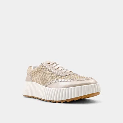 Shu Shop Women Selina Woven Sneakers In Gold