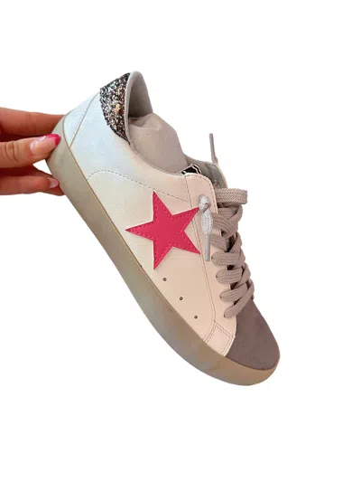 Shu Shop Women's Sparkled All Over Star Sneakers In Pink In Multi