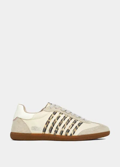 Shu Shop Women's Stevie Suede Sneaker In Beige Leopard In Multi