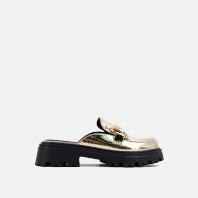 Shu Shop Women's Tiffany Mule Loafers In Gold