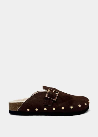 Shu Shop Women's Tori Slip-on Mules In Brown Suede