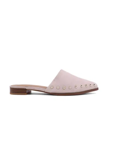 Shu Shop Women's Trinity Stud Mules In Nude In Pink