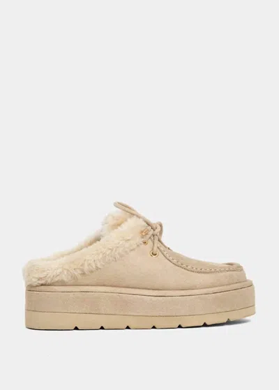 Shu Shop Women's Tulsa Slides In Bone In Neutral
