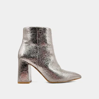 Shu Shop Women's Veronica Ankle Boot In Pewter In Metallic