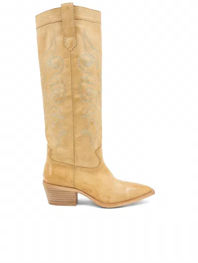 Shu Shop Women's Zaire Boot In Natural In Gold
