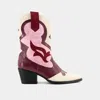 Shu Shop Women's Zizi Leather Boots In Pink In Multi