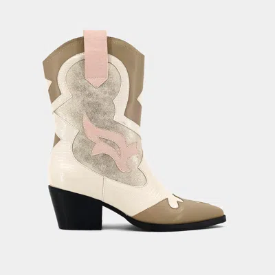 Shu Shop Women's Zizi Metallic Fashion Boot In Gold In Multi
