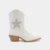Shu Shop Women's Zurich Cowboy Boots In Pearl In White