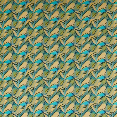 Shumingyu Women's Gold Panorama Scarf