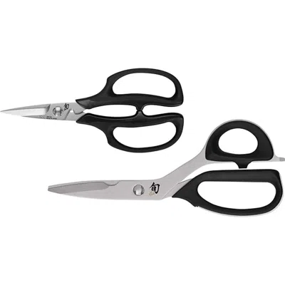Shun 2 Piece Shear Set In Black