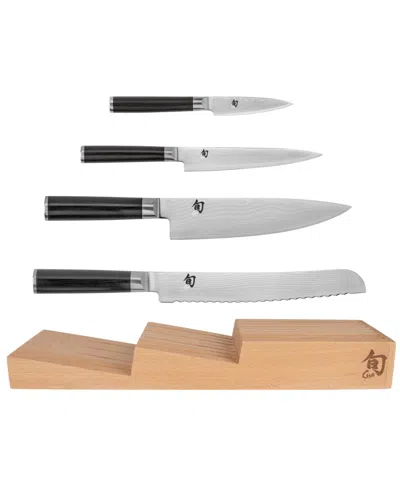 Shun Classic 5-pc. In-drawer Knife Set In Black