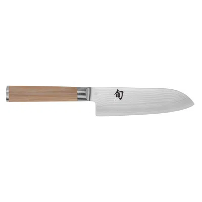 Shun Classic Blonde 5 1/2-inch Santoku Knife In Brown