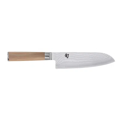 Shun Classic Blonde 7-inch Santoku Knife In Gray