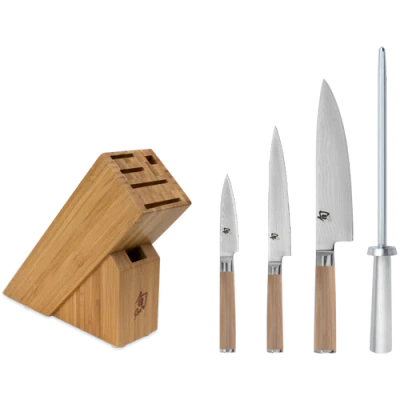 Shun Classic Blonde Block Set, 5 Piece In Animal Print