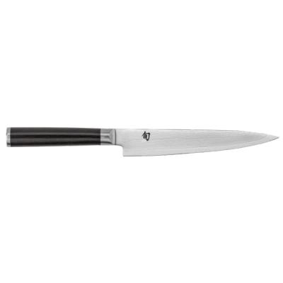 Shun Classic Utility Knife, 6 Inch In Black