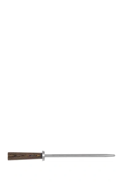 Shun Cutlery Kanso 9" Combination Honing Steel In Brown