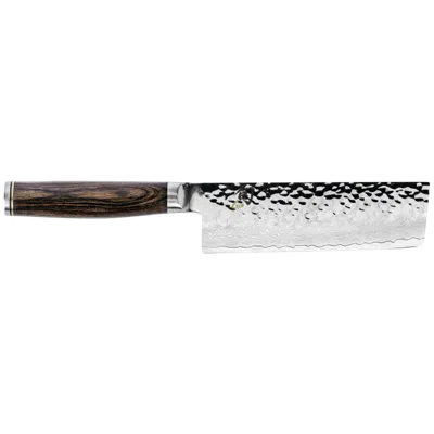 Shun Cutlery Premier Nakiri Vegetable Knife, 5.5 Inch In Brown