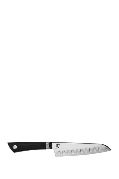 Shun Cutlery Sora H.g. Santoku 7" Knife In Black