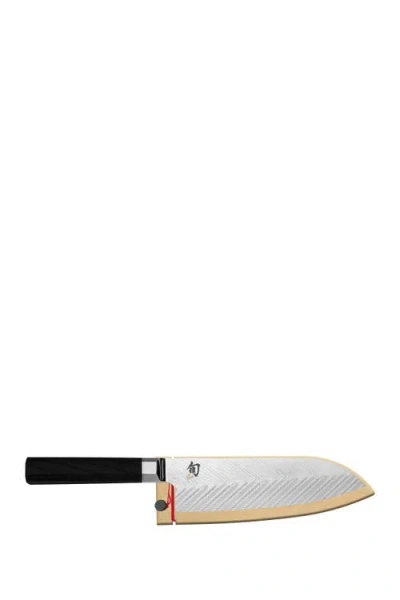 Shun Dual Core 7" Santoku Knife In Multi