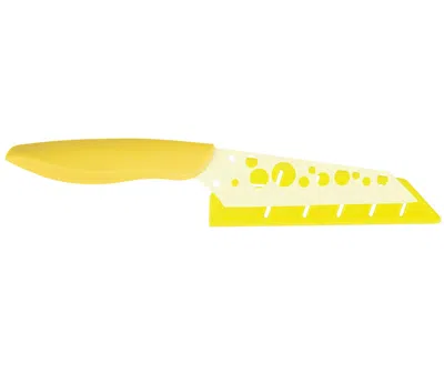 Shun Kai Pure Komachi 2 4.5 Inch Cheese Knife In Yellow