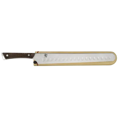 Shun Kanso 12 Inch Hollow Ground Brisket Slicing Knife In Brown