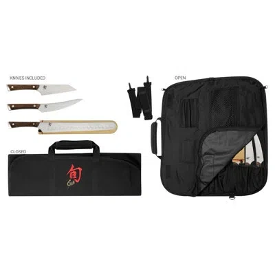 Shun Kanso 4 Piece Starter Set In Brown