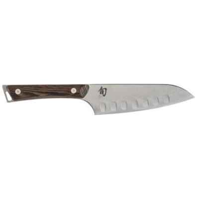Shun Kanso 5.5 Inch Hollow-ground Santoku Knife In Brown