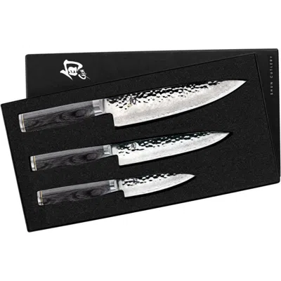 Shun Premier Grey 3-piece Starter Set In Black