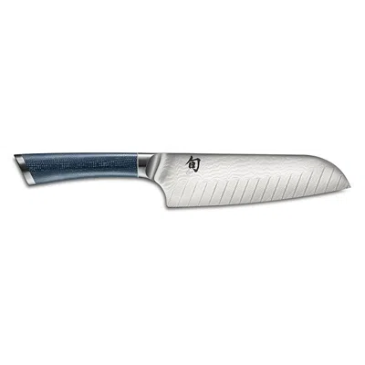 Shun Shiranami Santoku Knife In Blue