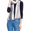 Shupaca Alpaca Reversible Scarf In Jet Stream