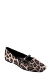 Shushop Adele Mary Jane Flat In Brown