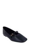 Shushop Adele Mary Jane Flat In Black
