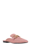 Shushop Andromeda Bit Loafer Mule In Pink