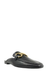 Shushop Andromeda Bit Loafer Mule In Black