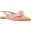 Shushop Audrey Pointed Toe Slingback Flat