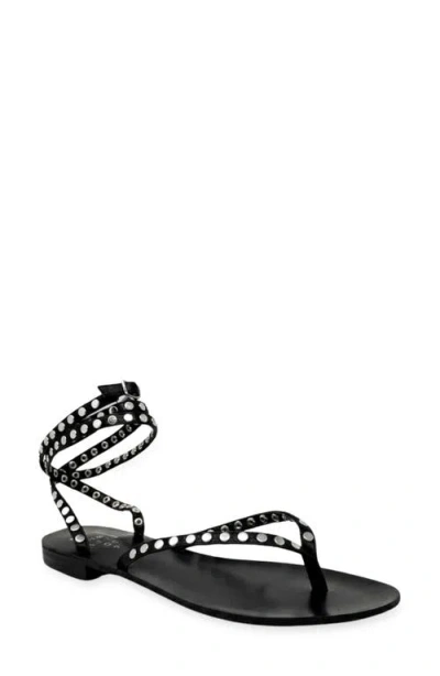 Shushop Bibi Ankle Strap Sandal In Black