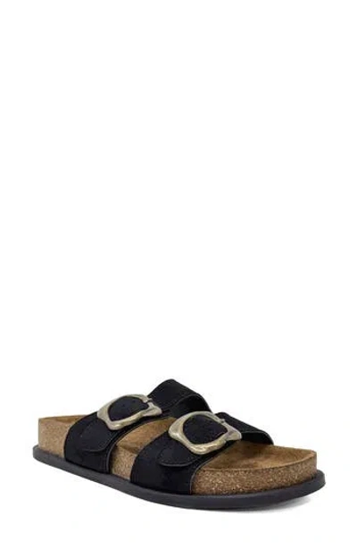 Shushop Brooke Slide Sandal In Black