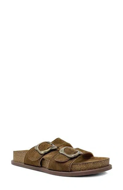 Shushop Brooke Slide Sandal In Brown