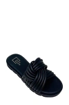 Shushop Cairo Slide Sandal In Black