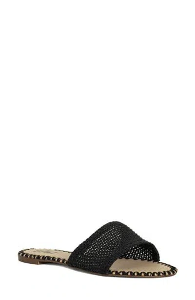 Shushop Dixie Slide Sandal In Black