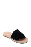 Shushop Doris Slide Sandal In Black