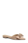 Shushop Dorothy Pointed Toe Flat In Gold