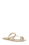 Shushop Dottie Toe Loop Sandal In Neutral