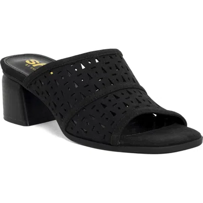 Shushop Eliana Slide Sandal In Black