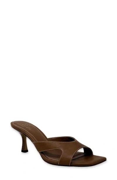 Shushop Fargo Slide Sandal In Brown