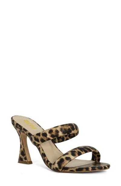 Shushop Fedora Slide Sandal In Animal Print