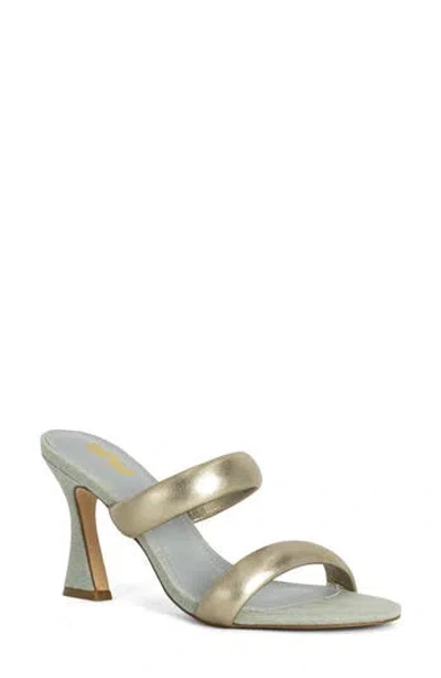 Shushop Fedora Slide Sandal In Gold