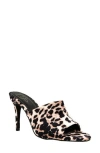 Shushop Fiorella Mule In Leopard Satin