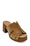 Shushop Florence Platform Sandal In Brown