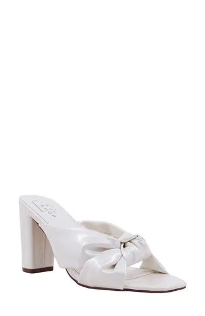 Shushop Gerri Knot Sandal In Pearl